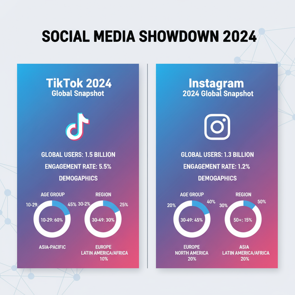 TikTok vs Instagram Popularity Statistics and Trends 2024