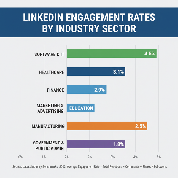 LinkedIn Engagement Rate Benchmark and Strategies to Improve