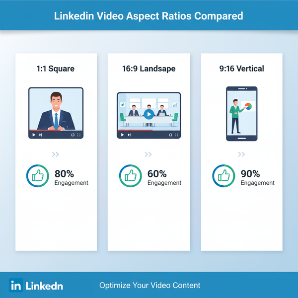 Best LinkedIn Video Aspect Ratios for Engagement