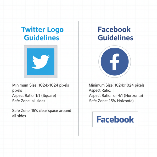 Designing a Logo for Twitter and Facebook Platforms