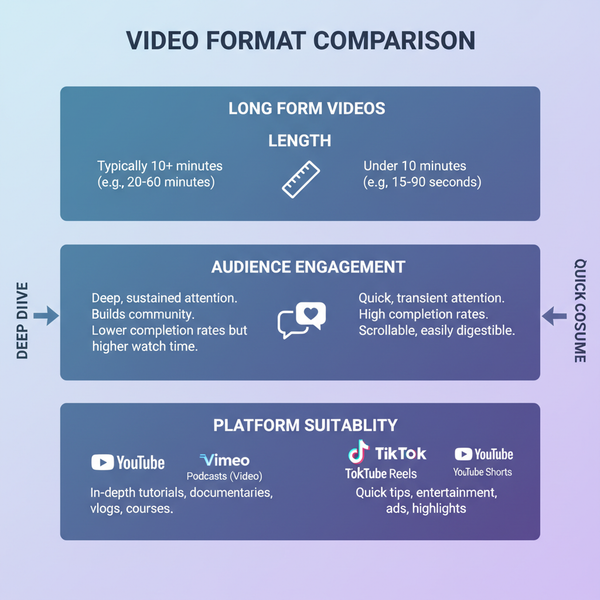 Repurposing Long Form Content into Short Form Video Clips