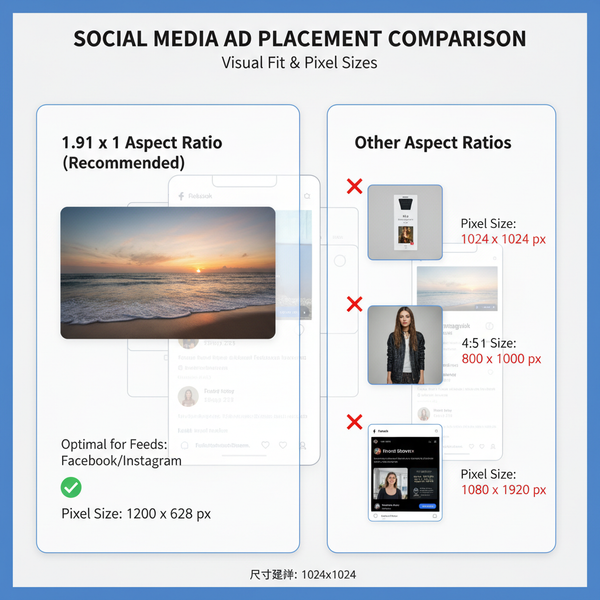 1.91 x 1 Aspect Ratio Guide for Social Media Ads