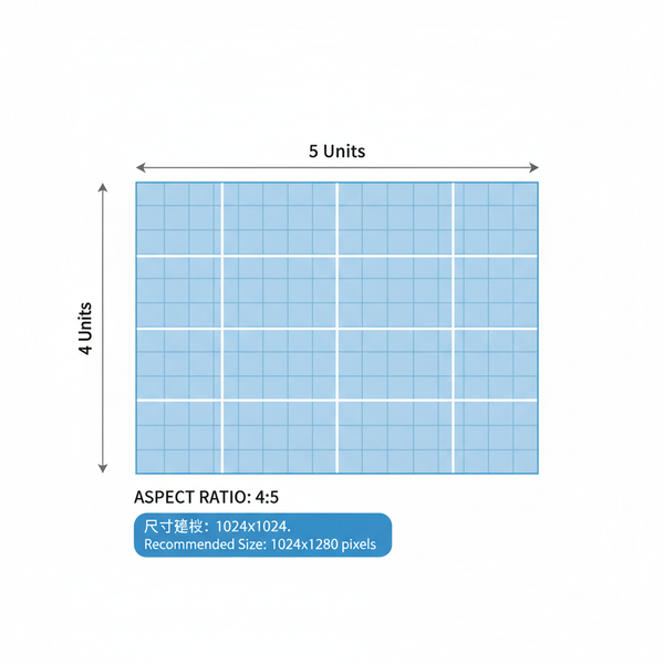 1080 x 1350px Vertical Image Guide for Social Media