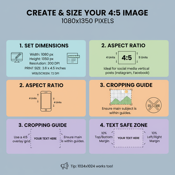 1080x1350 Aspect Ratio Guide for Social Media Posts