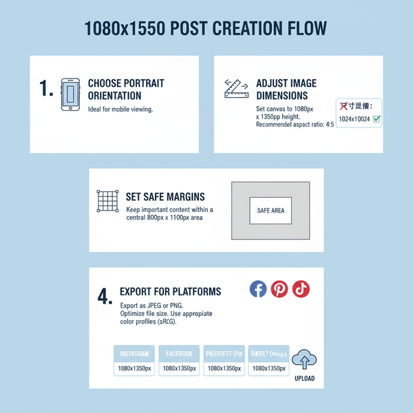 1080x1350 Ratio Guide for High-Engagement Social Media Posts