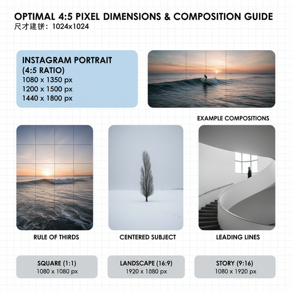 4:5 Size Ratio Guide for Social Media Images