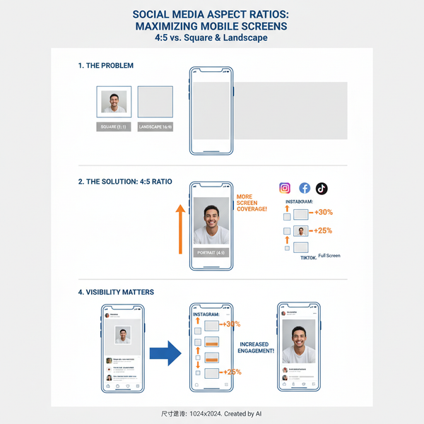 4 by 5 Image Format Guide for Social Media Marketing