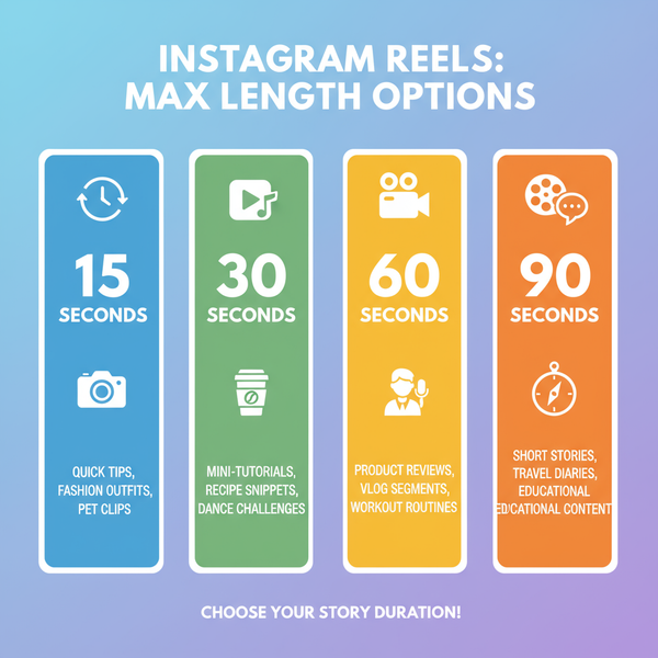 Max Length for IG Reel: Instagram Reel Duration Limits