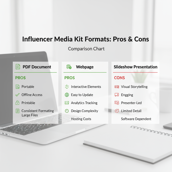 How to Make a Professional Media Kit for Influencers