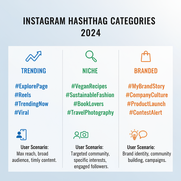 Hashtags más usados Instagram 2024 lista y tendencias