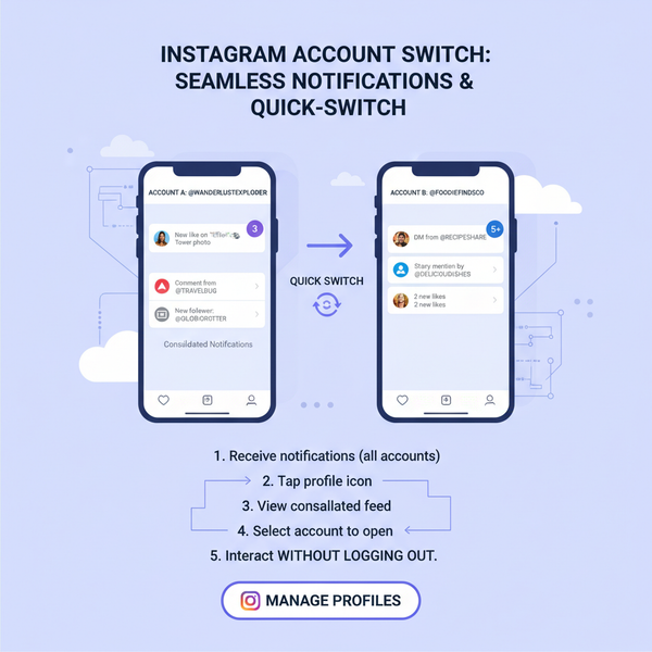 Manage Multiple Instagram Accounts With One Email Address