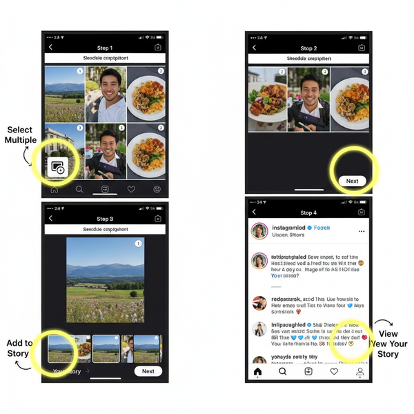 How to Post Multiple Pictures on an Instagram Story