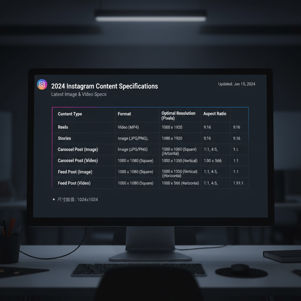 New IG Grid Dimensions and Layout Tips for 2024