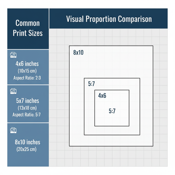 Normal Size Photo Dimensions and Common Aspect Ratios