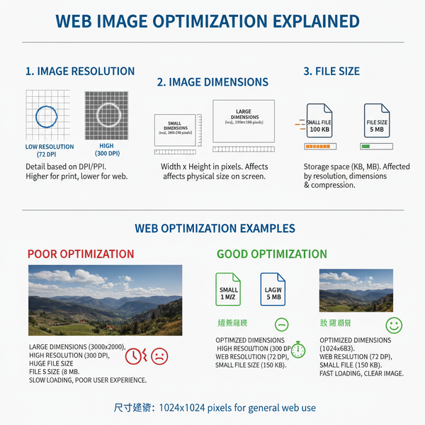 Optimal Image Size for Web Performance and Quality