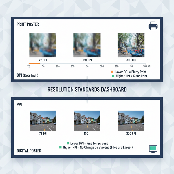 Poster Sizes in Pixels for Digital and Print Design