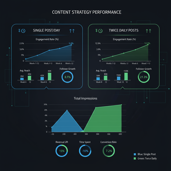 Posting Twice a Day on Social Media for Faster Growth