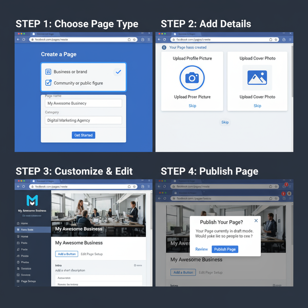 Sample of a Facebook Page for Business Marketing