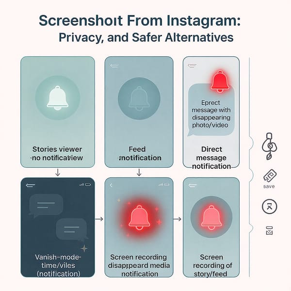 Screenshot From Instagram: Notifications, Privacy, and Safer Alternatives