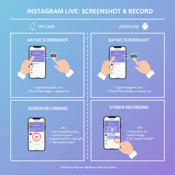 How to Screenshot IG Live Without Sending Alerts