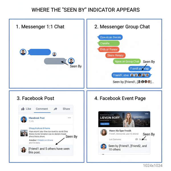 Seen By in Facebook Meaning and How It Works
