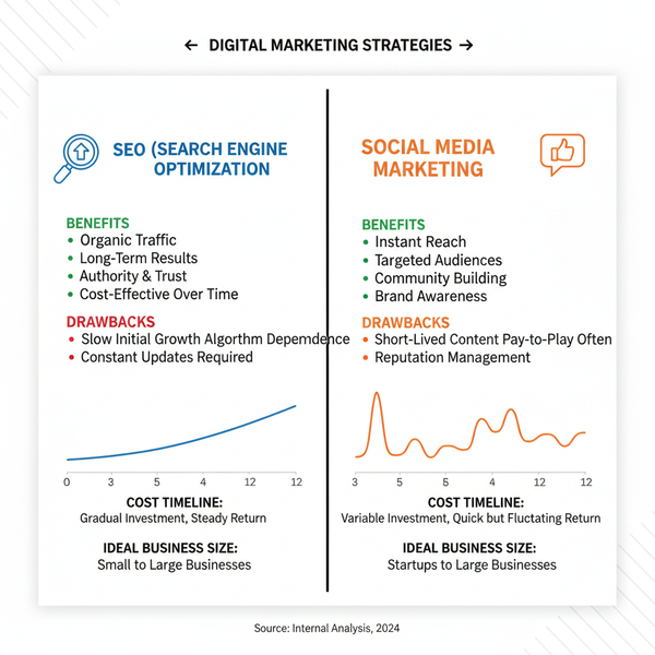 SEO vs Social Media Marketing: Best Channel for Business Res