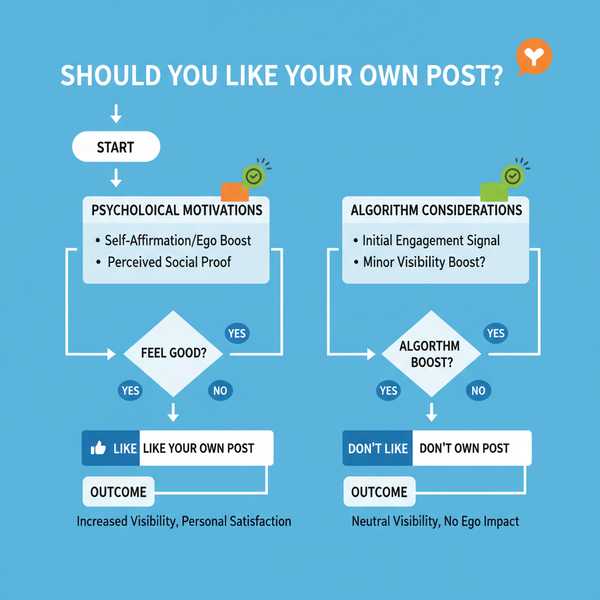 Should You Like Your Own Post on Social Media Platforms