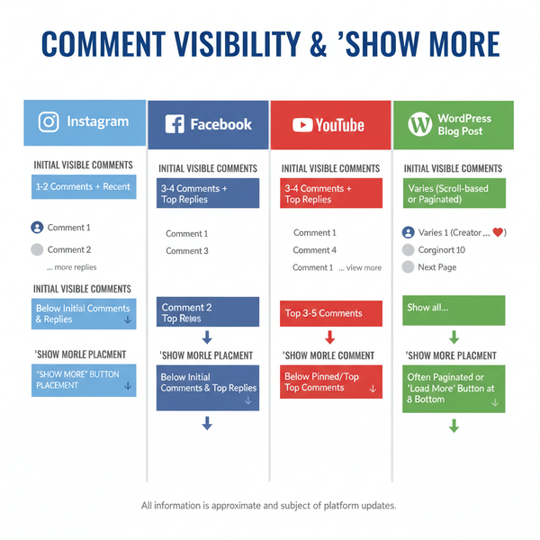 Show More Comments on Social Media and Blog Platforms