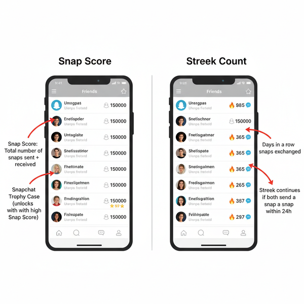 Snapchat Meanings for Numbers, Scores, and Streaks Explained