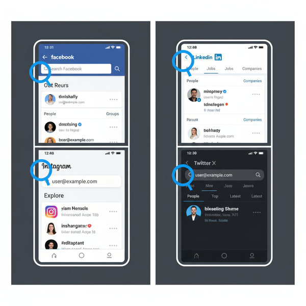 Social Media Account Search by Email: Step-by-Step Guide
