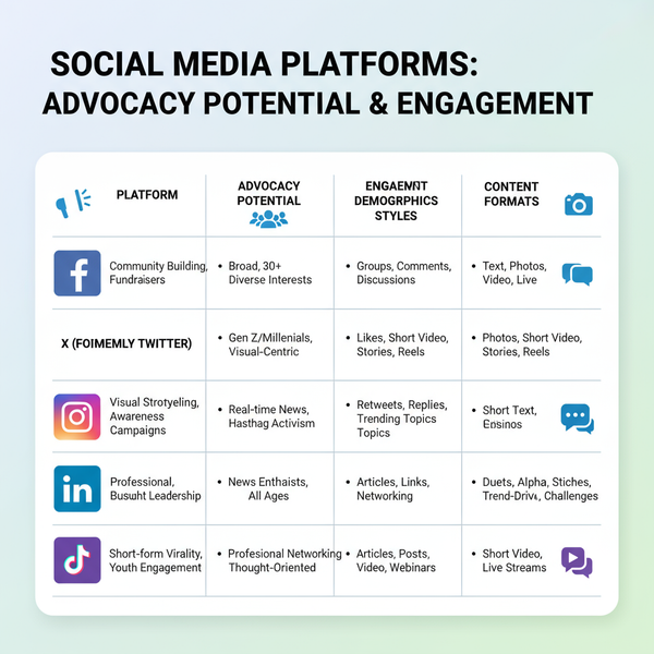 Social Media and Advocacy Strategies for Campaign Success