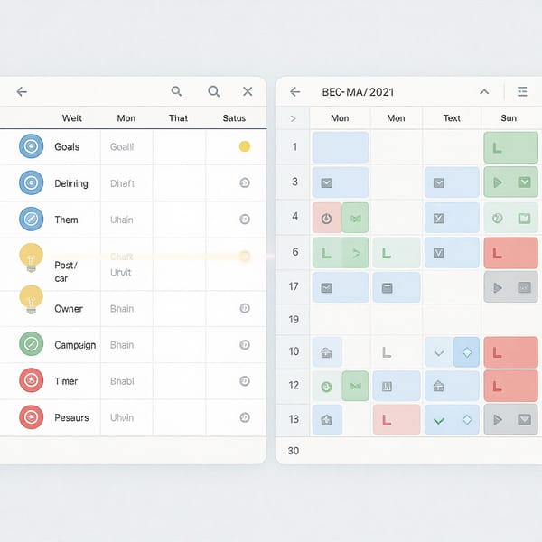 The Ultimate Google Sheets Social Media Content Calendar Template (Free + How-To)