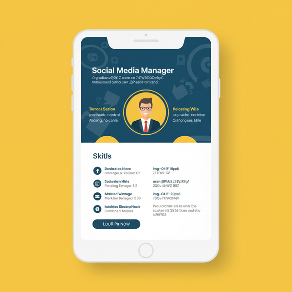 Social Media Manager Job Description for Resume Writing
