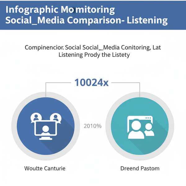 Social Media Monitoring vs Listening: Differences and Uses