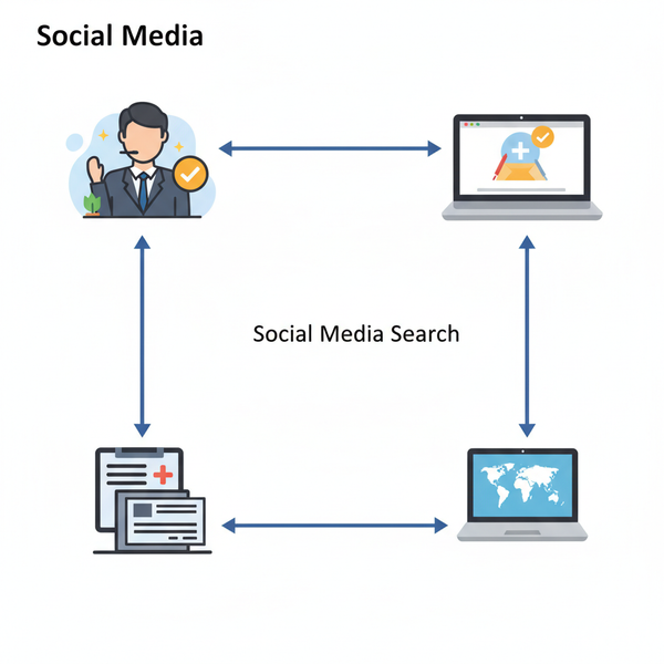 Social Media Search for People: Effective Strategies