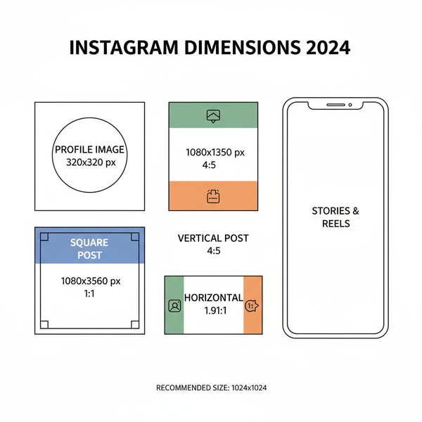 Social Media Size Guide for All Platforms 2024