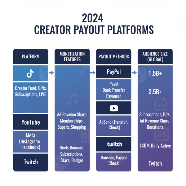Best Social Networks That Pay Creators in 2024