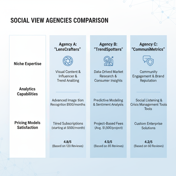 How to Choose and Partner with the Right Social View Agency