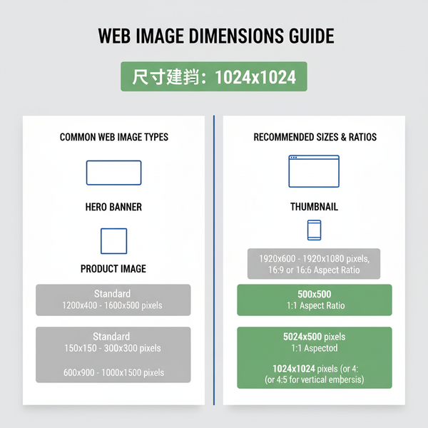 Standard Image Size for Web: Best Practices and Examples