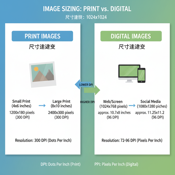 Standard Size for Pictures in Print and Digital Formats