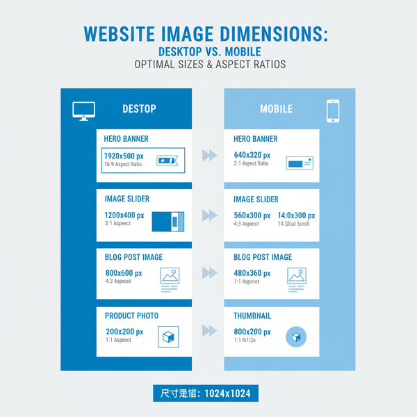 Standard Website Photo Size for Speed and Responsive Design