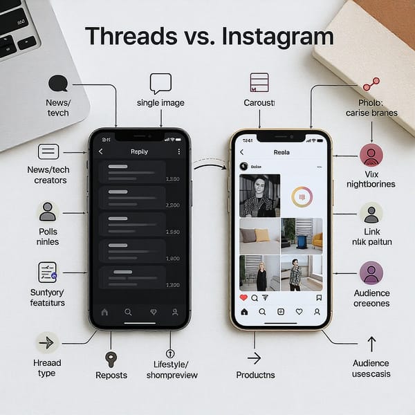 Threads vs. Instagram: The Ultimate Comparison for Creators and Brands