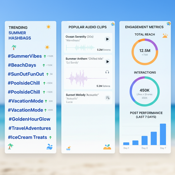 TikTok Summer Content Ideas to Increase Views and Engagement