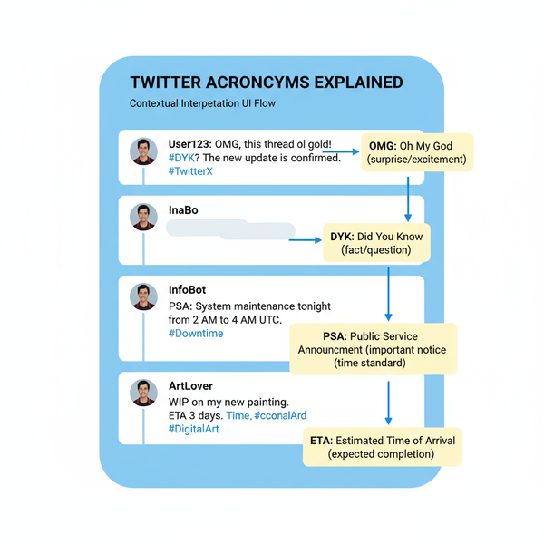 Twitter Acronyms and Meanings Guide for Beginners