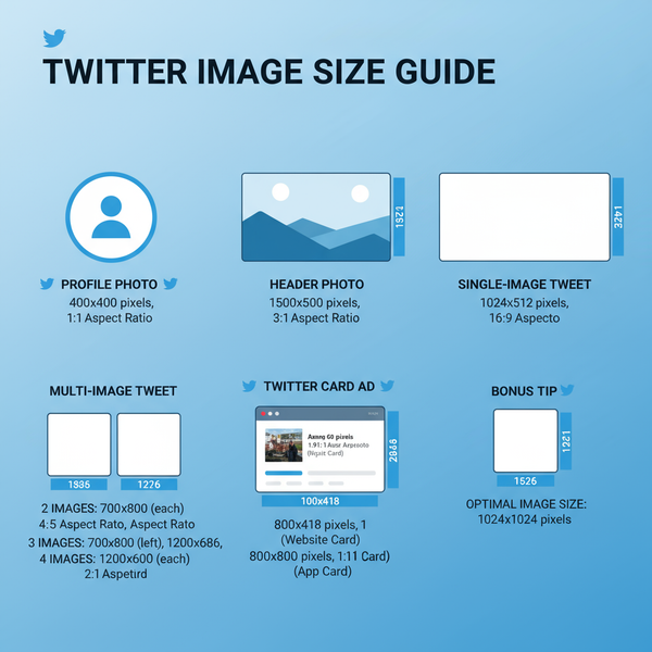 Just for the Picture Size Twitter Guide and Dimensions