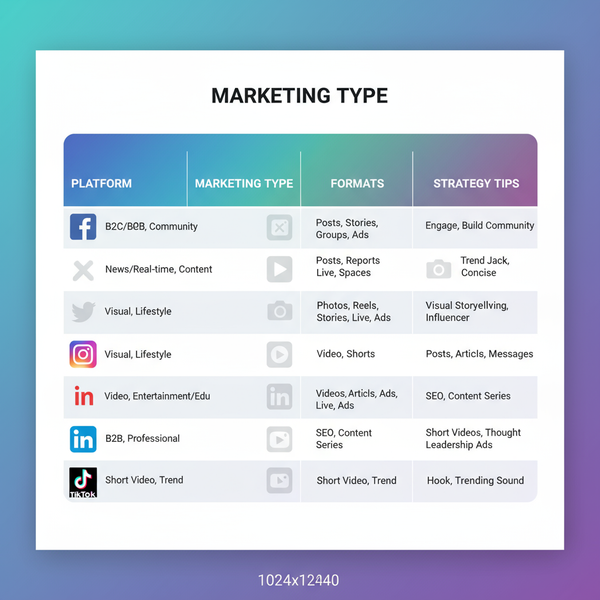8 Types of Social Media Marketing and Effective Strategies