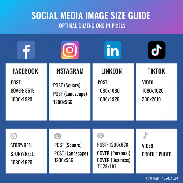 Typical Picture Size Guide for Web, Print, and Social Media