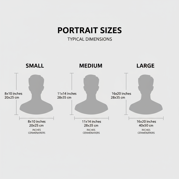 Typical Portrait Sizes and Dimensions for Photographers