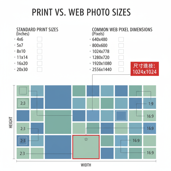 Photo Sizes for Web Print and Social Media Platforms