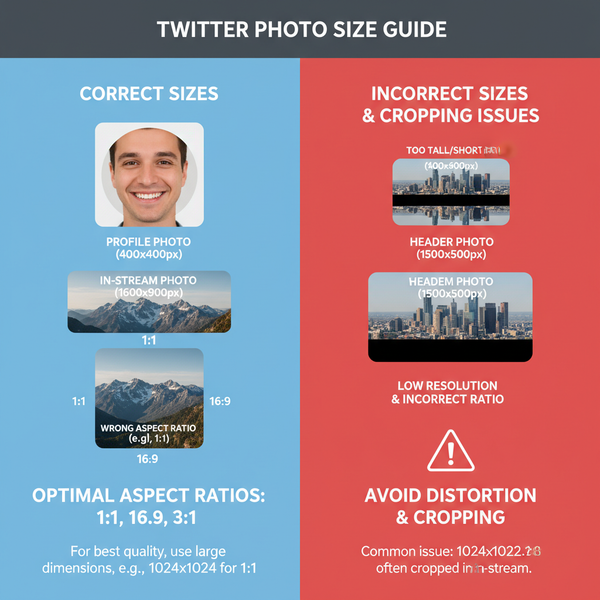 Twitter Photo Sizes Guide and Dimensions for 2024